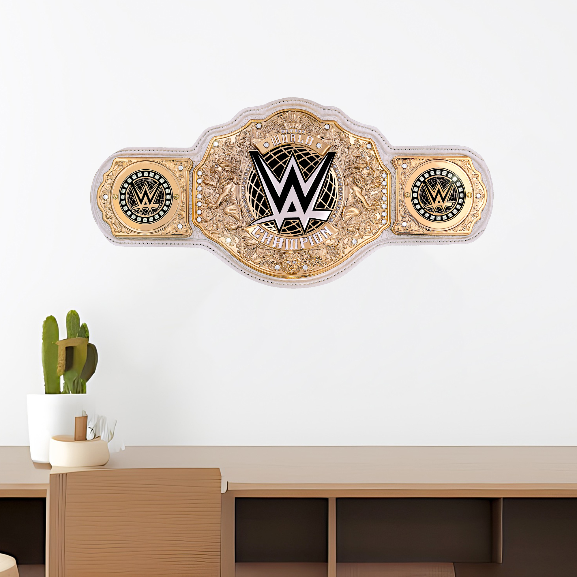WWE Frauen-Weltmeisterschaft-Wandaufkleber – 90 cm Breite x 40 cm Höhe Image