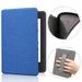 PU Leather Auto Wake/Sleep Screen Protector C2V2L3 Smart Cover Folio Case With Handle DARK BLUE