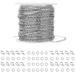 chains for needlework 1 Set Jewelry Chain Jewelry Making Chain Metal Chain Link for Jewelry Making with Clasp and Jump Ring