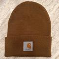 Carhartt Accessories | Carhartt Knit Cuffed Beanie In Carhartt Brown One Size Unisex | Color: Brown/Tan | Size: Os