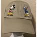 Disney Accessories | Disney Park Mickey Mouse Hat Baseball Cap Cotton Embroidered Characters/Adult | Color: Tan | Size: Os