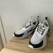 Nike Shoes | Black And White Nike Air Max 270 Black And White Floral Sneakers In Women’s 6.5 | Color: Black/White | Size: 6.5