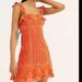 Free People Dresses | Euc Cross My Heart Mini Dress | Color: Orange | Size: 6
