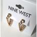 Nine West Jewelry | Gold Tone Metal Chain Loop Dangle Earrings Nine West Nwot | Color: Gold | Size: 1" Drop