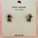 Kate Spade Accessories | Kate Spade New York New Bloom Rhinestone Flower Stud Earrings | Color: Green/Red | Size: Os