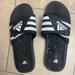 Adidas Shoes | Addidas Adissage Men’s Slide/Sandals - Size 14 | Color: Black/White | Size: 14