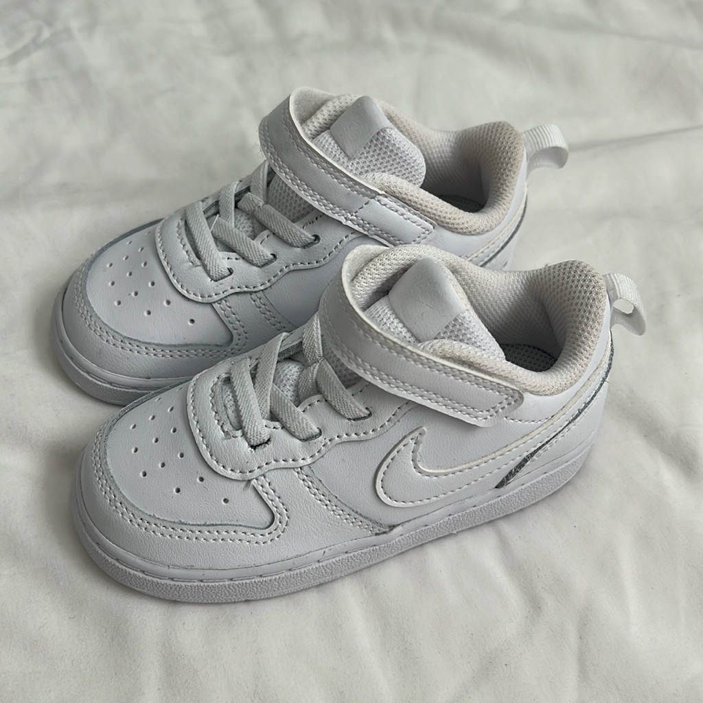Nike Shoes | Brand New Toddler Nike Size 8c, Nike Force 1 Mid Le, No Box | Color: White | Size: 8b