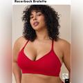 Torrid Intimates & Sleepwear | Lightly Lined Seamless Flirt Racerback Bralette | Color: Red | Size: 2x