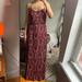 American Eagle Outfitters Dresses | American Eagle Maroon Maxi Dress With Leg Slit (L) | Color: Pink/Red | Size: L