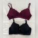 Victoria's Secret Intimates & Sleepwear | Bundle Of 2 Victoria’s Secret Bras | Color: Black/Purple | Size: 34c