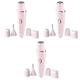 Housoutil Electric Razor 3pcs 5 in 1 Female Hair Woman Hair Nose Eyebrow Trimmer Electric Lady Facial Trimmer -in- Hair Trimmer Bikinis Hair Removal Device Abs Miss Face Bikini Epilator