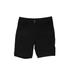 Adidas Athletic Shorts: Black Solid Activewear - Women's Size 8