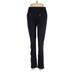 Tory Burch Jeans - Mid/Reg Rise: Black Bottoms - Women's Size 27 - Dark Wash
