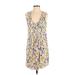 Old Navy Casual Dress: Yellow Print Dresses - Women's Size Small
