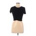 Silence and Noise Short Sleeve T-Shirt: Black Tops - Women's Size Medium