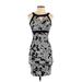 White House Black Market Casual Dress - Bodycon Keyhole Sleeveless: Black Dresses - Women's Size 0