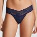 Women's PINK Wink Lace-Trim Thong Panty