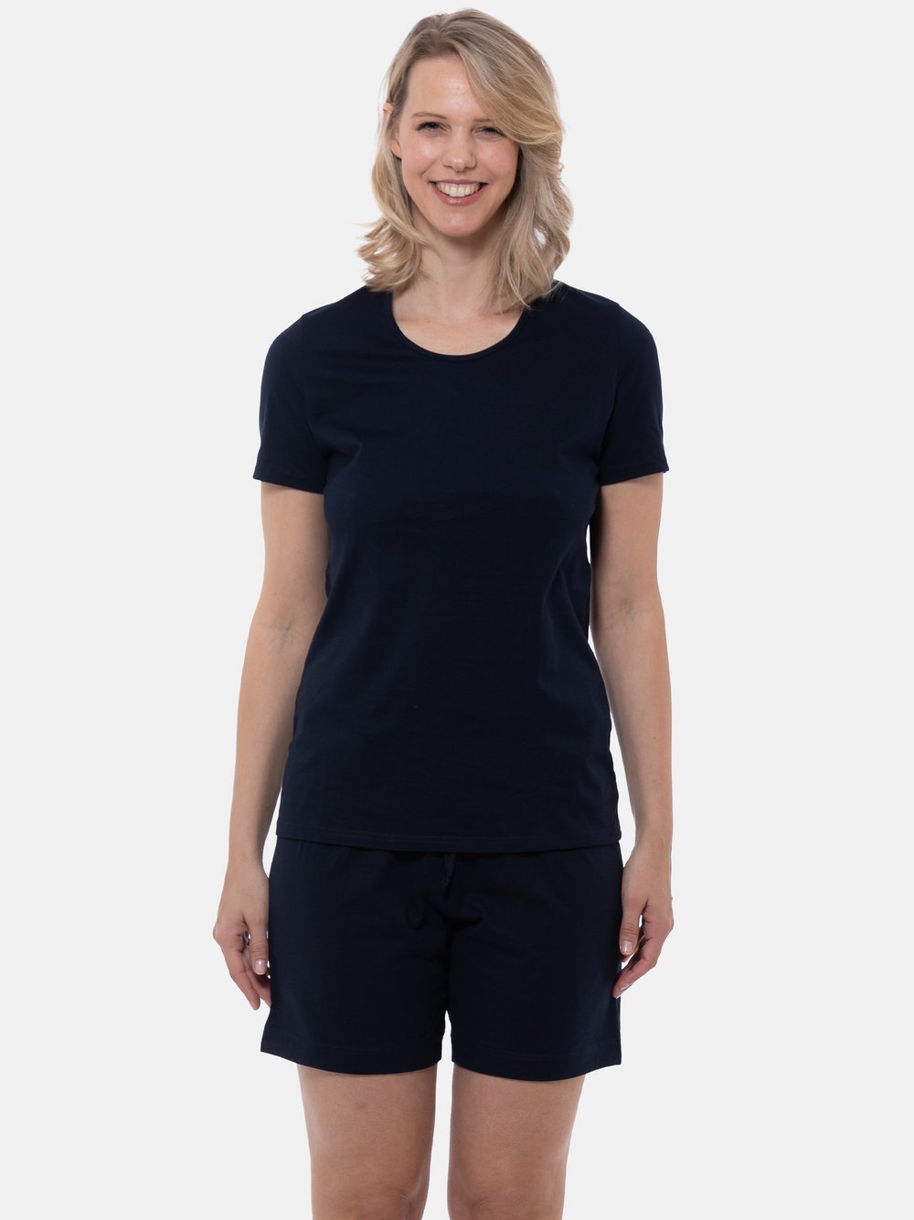 Ammann Schlafanzug Organic Cotton Damen marine, 36 Image