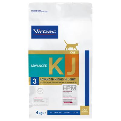 Virbac Veterinary HPM Advanced Kidney & Joint Support KJ3 pour chat - 2 x 3 kg