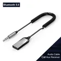 Adattatore Bluetooth Aux da USB a Jack da 3.5mm Car Audio Music Mic Bluetooth 5.0 Kit vivavoce per