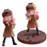 13CM Anime SPY Family Anya Figure Detective Game versione animata Detective Dress Up Model Toy Gift