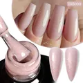 UR SUAGR 7ml paillettes caoutchouc Base Gel Construction Gel vernis à ongles nu rose Semi Permanent UV LED Gel Construction rapide Nail Art