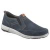 Slipper JOSEF SEIBEL "Enrico 04", Herren, Gr. 43, blau (navy), Nubukleder, casual, Schuhe, Komfortschuh, Schlupfschuh mit dezenten Kontrastdetails