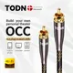 Todn Audio kabel Stecker zu Stecker 75Ω Premium SPDIF Koaxial RCA Kabel für Sound Bar CD DVD Digital
