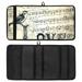 OWNTA Vintage Love Sheet Music Bird Flower Pattern Polyester Oxford Cloth Pencil Case Organizer - Efficient Storage Solution with Large Size 26x50.5 cm