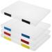 4Pcs File Organizer Box Clear File Box Transparent File Box Magazine File Box Document Protection Box