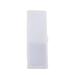 Jzenzero Transparent Frosted Pencil Box Pencil Container Frosted Stationery Case for School Office Stationery Accessories White Medium Size Medium Size