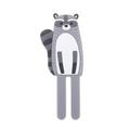 Animals Magnetic Hooks Removable Decorative Fridge Sticker Refrigerator Message Magnet Coat Hanger Key Holder Storage Hook (Raccoon)