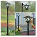 WSBDENLK Outdoor Post Lights Pole Lights Outdoor Decorative Floor Lamp Vintage for Patio Garden Backyard Front/Back Door Solar Floor Lamps Outdoor Lights Yard Lights Outdoor Solar Powered