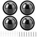 4PCS Dummy Fake Cameras CCTV Dome Dummy Fake Security CCTV Camera Simulation Monitor with LED Blinking Light Outdoor Indoor Black