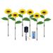 RBCKVXZ Home Decor Outdoor Solar Sunflower 8led Ground Light Courtyard Light Outdoor Light Home Essentials