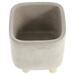 1Pc Household Flowerpot Fashion Plant Pot Simple Cement Flower Pot (Light Grey)