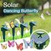 Hxoliqit 1PC Garden Decor Solar Dancing Butterfly Solar/Battery Powered Butterfly Flower Pots Cute Flower Pots Garden Decor Garden Supplies