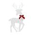 Christmas New Outdoor Decoration Luminous Deer Three Piece Set Gardening Decoration Ornaments Outdoor Christmas Decoration