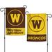 Western Michigan Broncos 12.5â€� x 18 Double Sided Yard and Garden College Banner Flag Is Printed in the USA