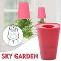 Hxoliqit Indoor Sky Upside Down Recycled Hanging Planter Pot Upside Down Sky Planting Pot(Red) Flower Pots Cute Flower Pots Garden Decor Garden Supplies