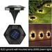 WSBDENLK 4Pcs Solar Lights Outdoor Lights Led Plug-In Lights Underground Lights Garden Lights Solar Ground Lights Yard Lights Outdoor Solar Powered