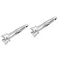 2 Pieces Stainless Steel Barbecue Tongs Stainless Steel Clips Stainless Steel Tong