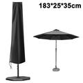Umbrella Cover for Patio Umbrella Cover Umbrella Covers for Outdoor Umbrellas Waterproof Umbrella Cover Black183*25*35cm