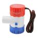 Bilge Pump Nonautomatic with Water Cooled Motor Submersible Marine Water Pump for Pool Spa Boat 1100GPH 24V