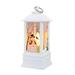 Andoer Christmas Lantern Battery Operated Lighted Small Wind Lamp Deer Snowman Angel Santa Claus Xmas Decorations Hanging Lantern Home Party Light