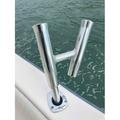 Salty Adventures 2-Way Fishing Rod Holder (Clear Anodize) - Kite Rod Holder