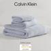 Calvin Klein Entwine Solid Cotton 3 Piece Towel Set - 3 Piece