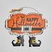 14" Witch Shoe Happy Halloween Metal Hanging Sign