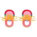 Threading Toys Slipper Shape Kid Shoe Laces for Sneakers Toddler Wooden Modeling Practice Up Tie Shoes Preschool
