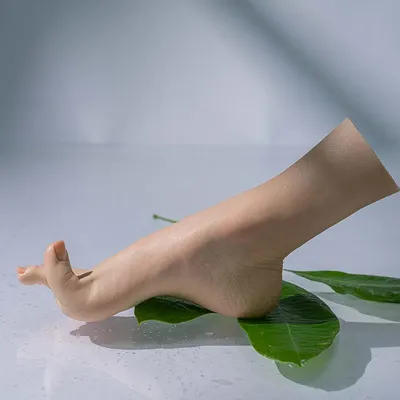 Simulazione dei piedi per la pratica delle unghie modello di piede in Silicone femminile piedi di manichino reale Fetish per scarpe da lavoro espositore per gioielli Z4000
